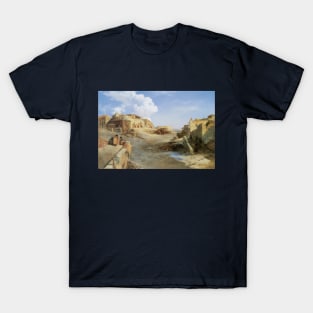 An Indian Pueblo, Laguna, New Mexico by Thomas Moran T-Shirt